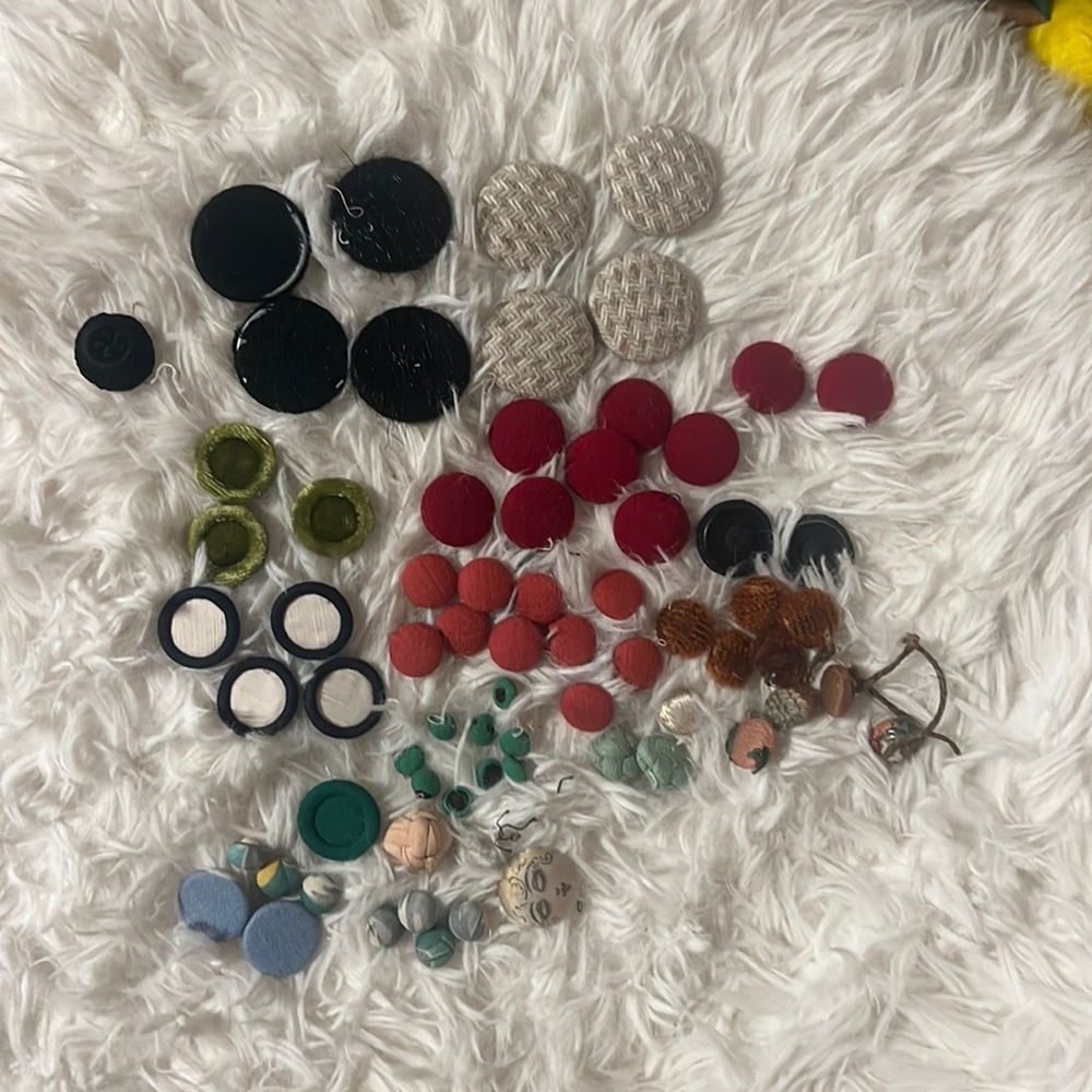 Vintage button lot